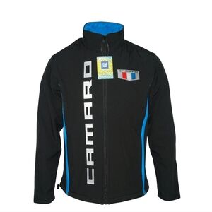 Black and Blue Camaro Softshell Jacket
